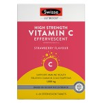 【国内现货】Swisse 维生素C泡腾片 草莓味 60片 